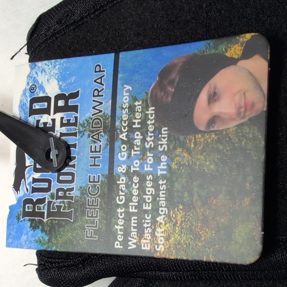 Black and Blue Men's Fleece 2 Headwraps - Picture 1 of 5